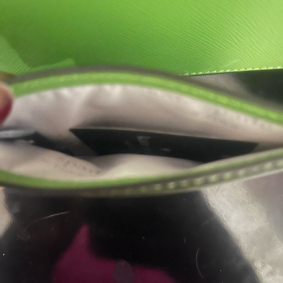 Kate Spade Saffiano Duffle Madison & Green card holder and wallet New bundle - Picture 11 of 12